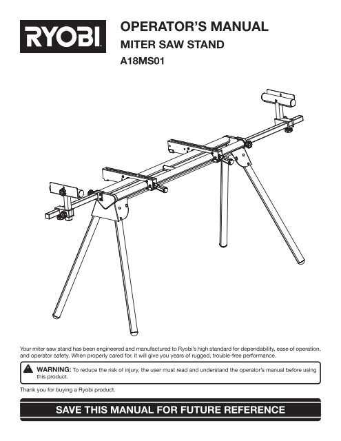 ryobi miter saw parts diagram