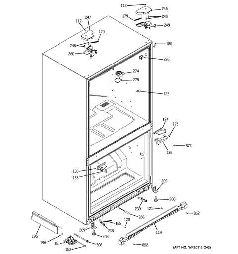 samsung french door refrigerator parts diagram
