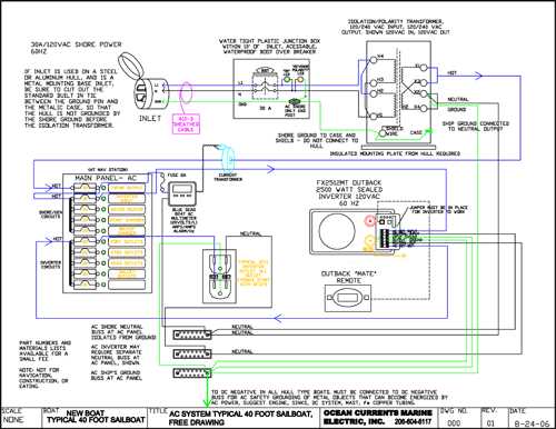 boat electrical wiring diagrams
