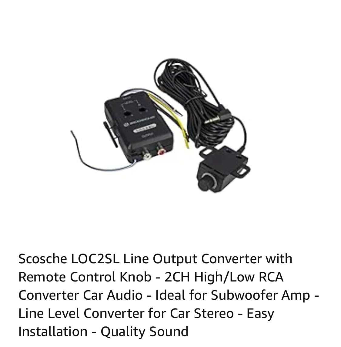 scosche loc2sl wiring diagram