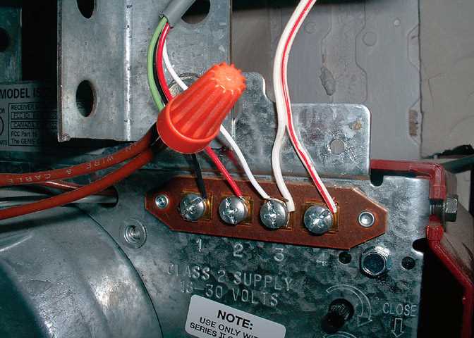 screw drive old genie garage door opener wiring diagram