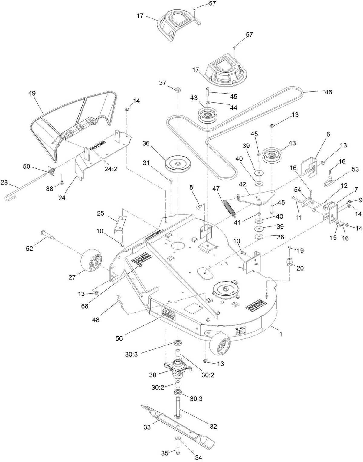 exmark quest parts diagram