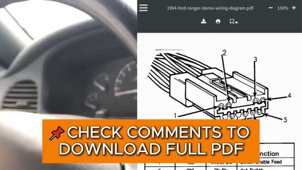 ford ranger radio wiring diagram