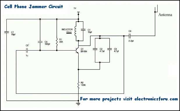 jammer circuit diagram jammer circuit diagram