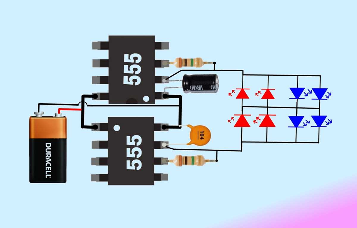 police led flasher circuit diagram police led flasher circuit diagram