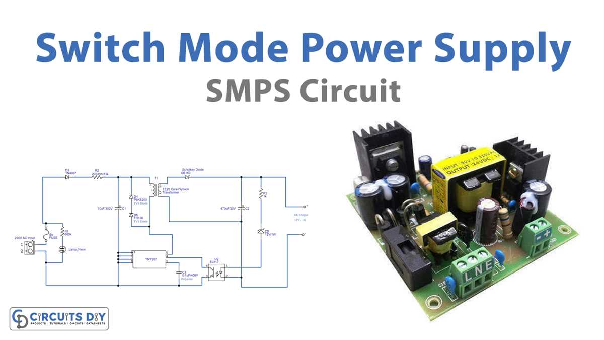 smps power supply circuit diagram