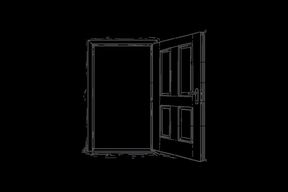 parts of a door frame diagram