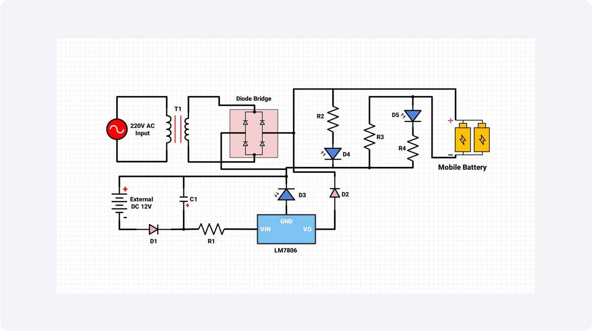 battery diagram circuit