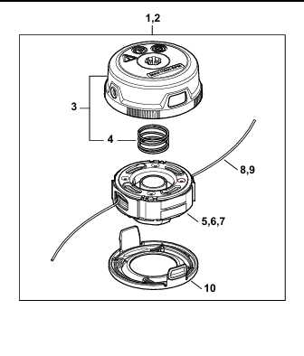 stihl weed eater parts diagram
