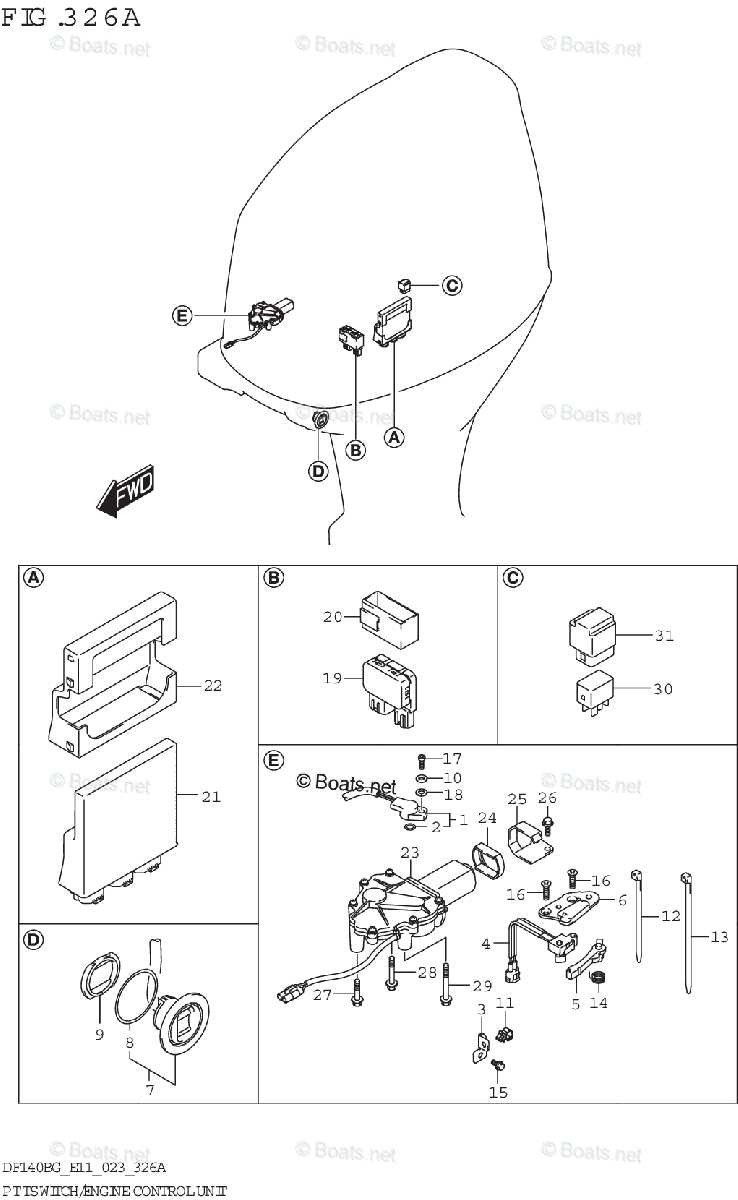 suzuki outboard motor parts diagram