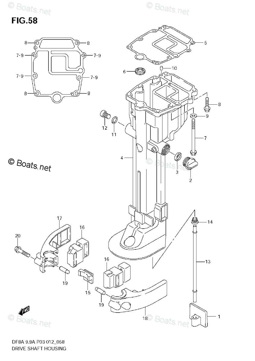 suzuki outboard motor parts diagram