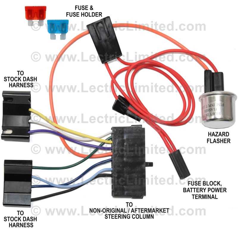 55 chevy ignition switch wiring diagram