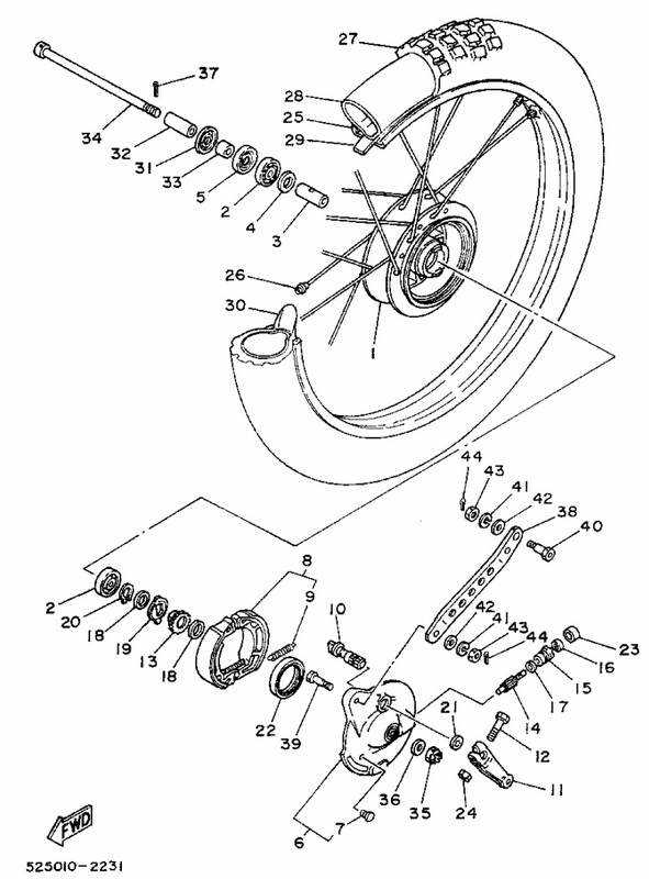 yamaha ttr 110 parts diagram