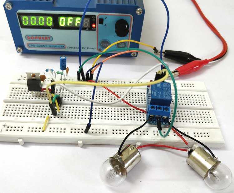 car flasher circuit diagram