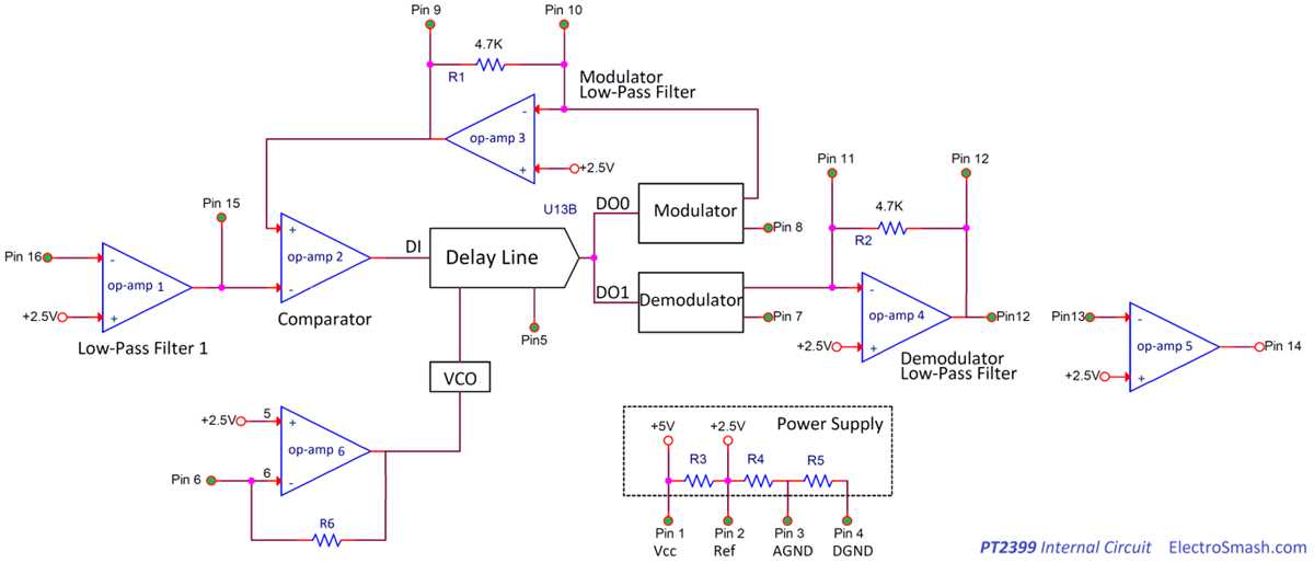pt2399 ic circuit diagram