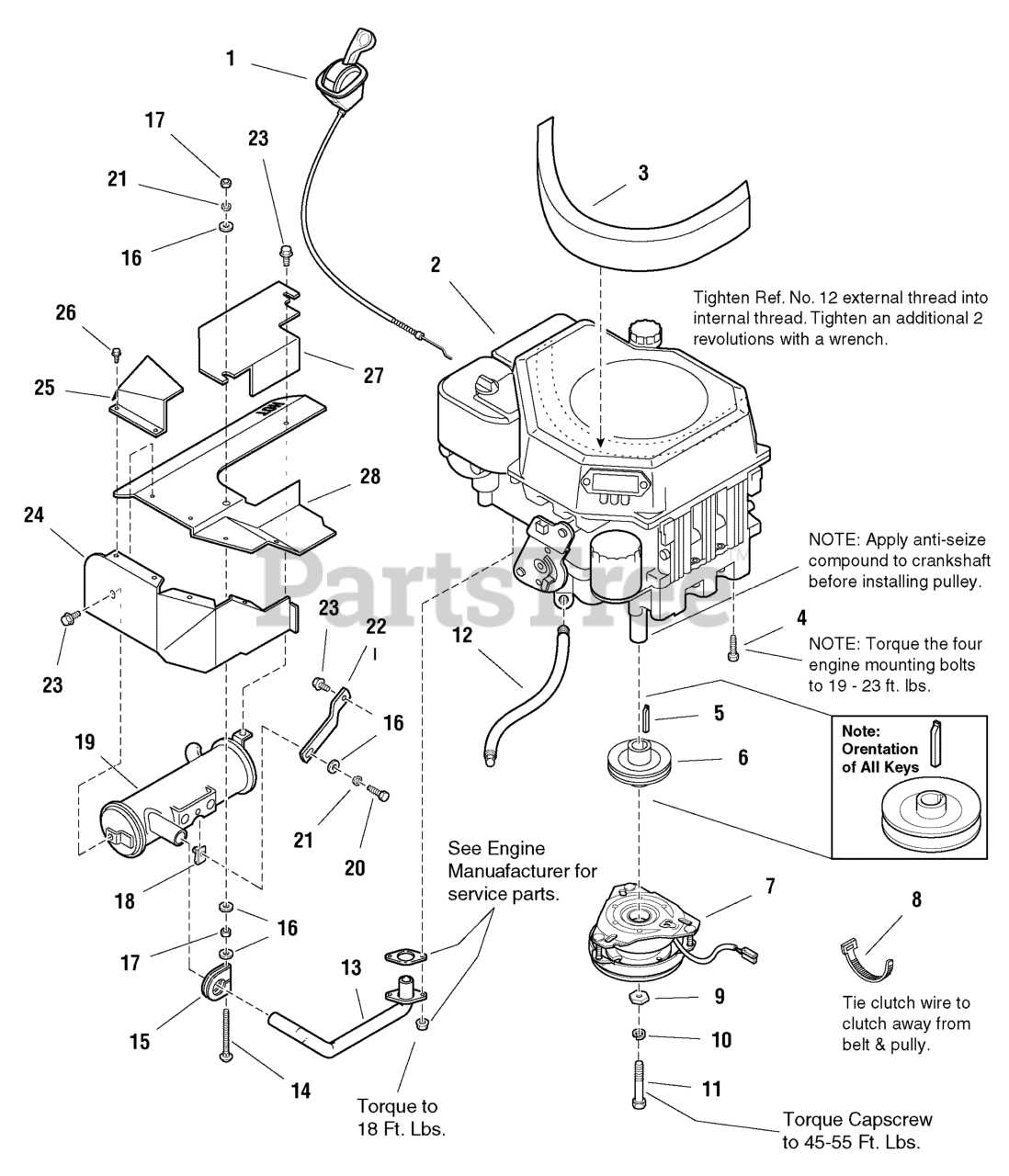 craftsman zt7000 parts diagram
