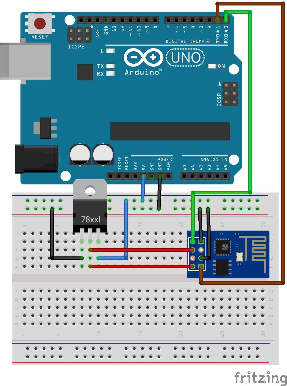 esp8266 circuit diagram