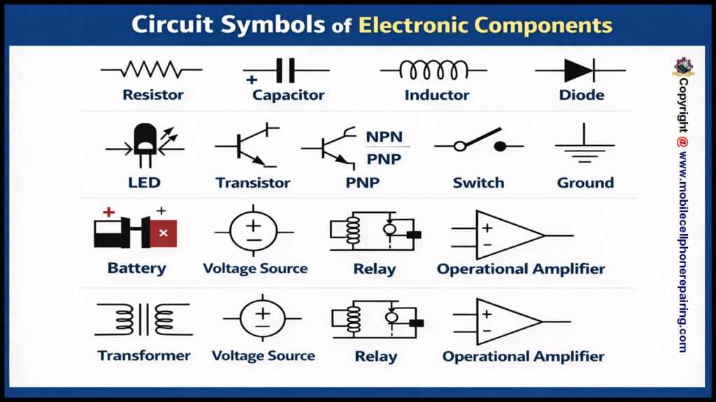 circuit diagram power supply symbol