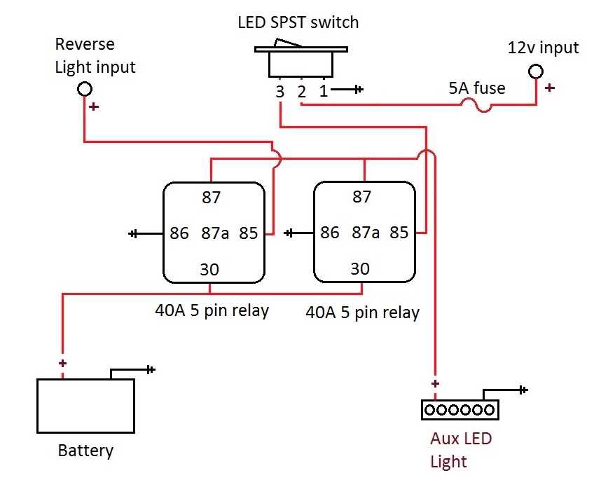 wiring diagram for 5 pin relay