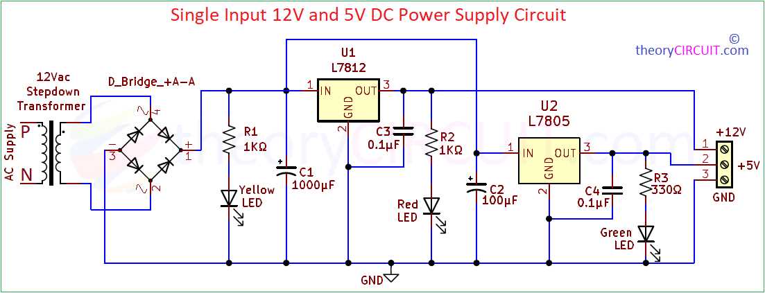 12v dc circuit diagram
