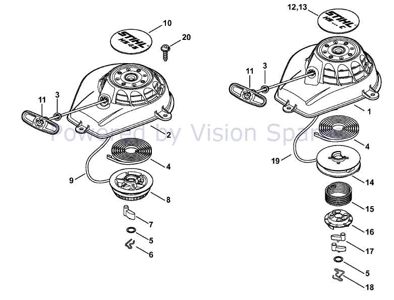 stihl hs 56 parts diagram