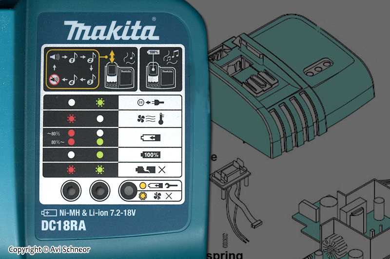 makita dc18rc charger circuit diagram