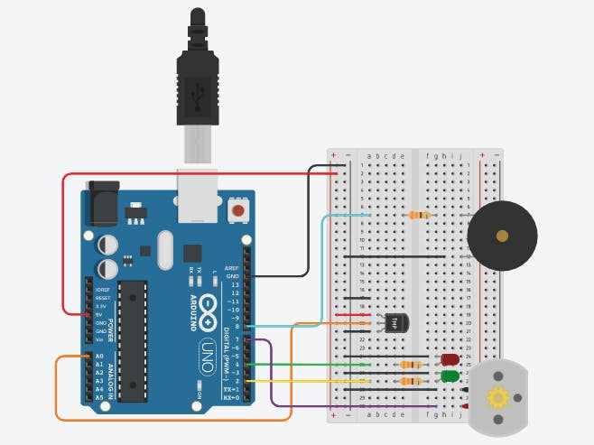 circuit diagram of temperature controlled fan