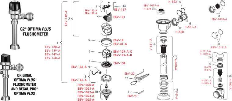 sloan toilet parts diagram