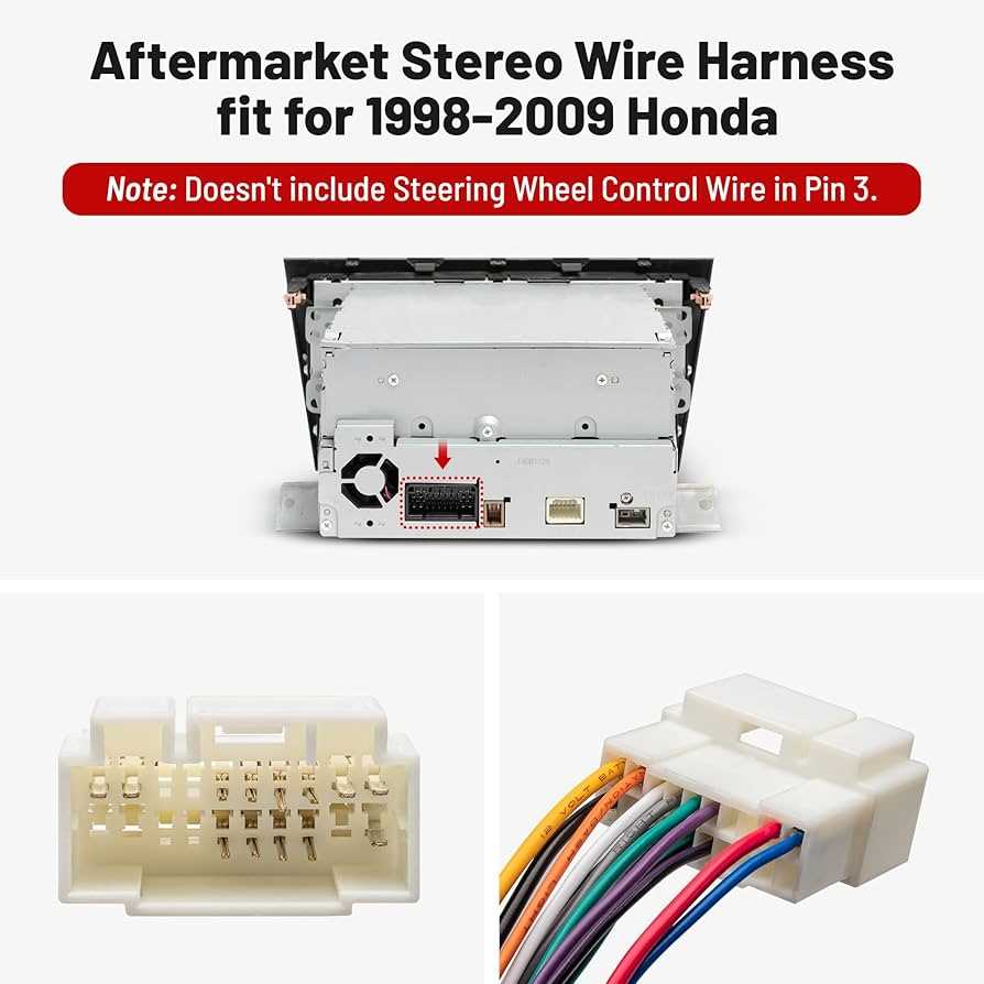 diagram factory wiring harness honda radio wiring color code
