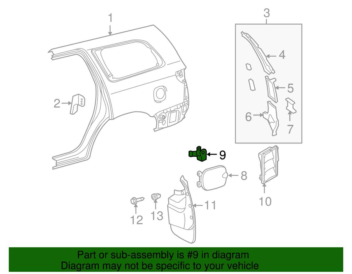 body part toyota tacoma parts diagram