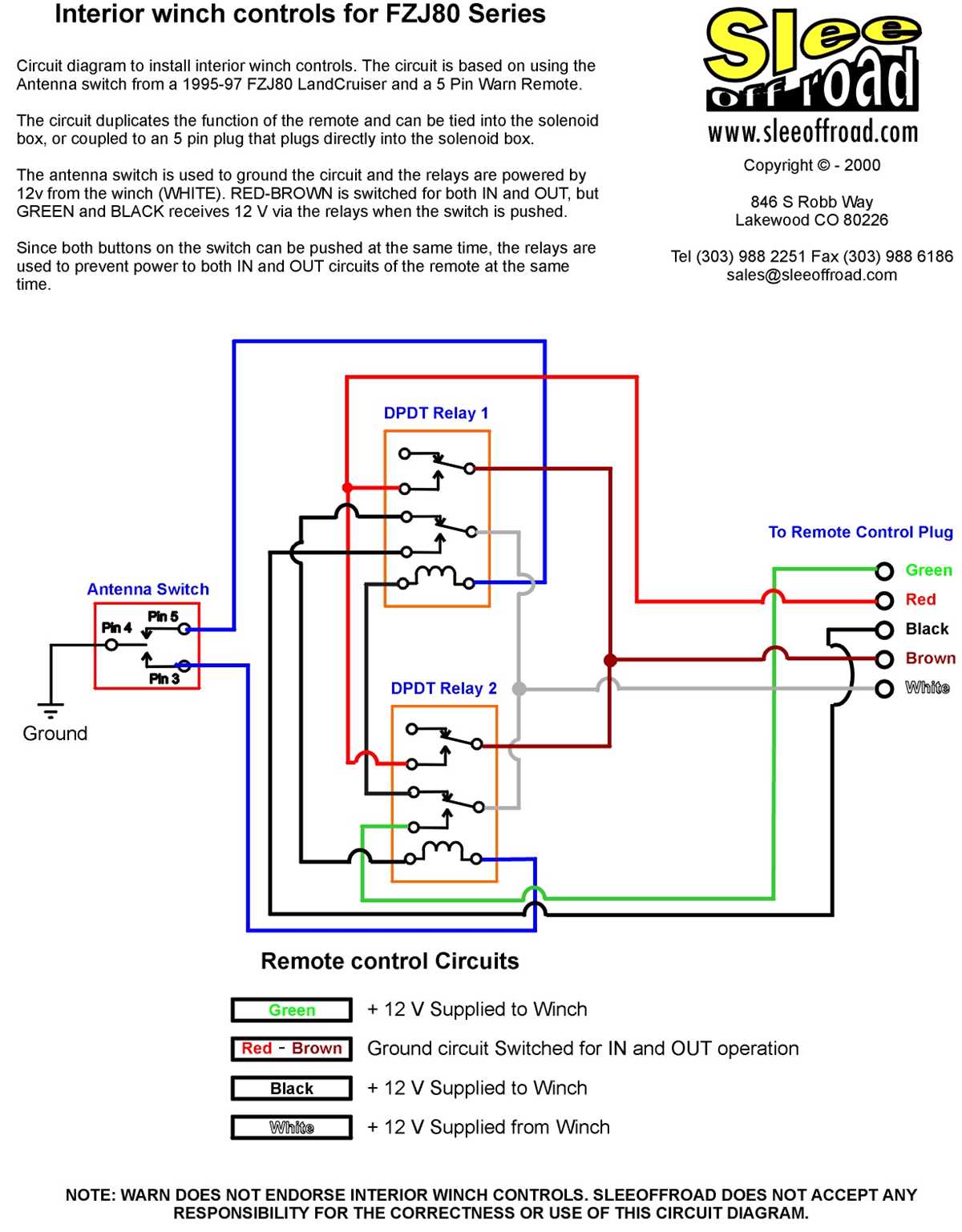 warn winch wiring diagram