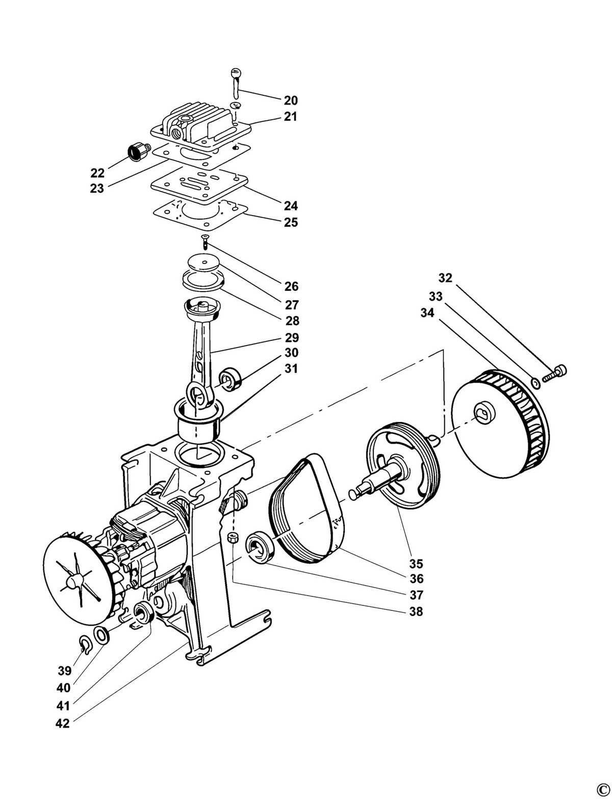 bostitch 6 gallon air compressor parts diagram