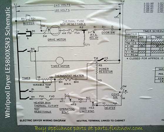 whirlpool dryer plug wiring diagram