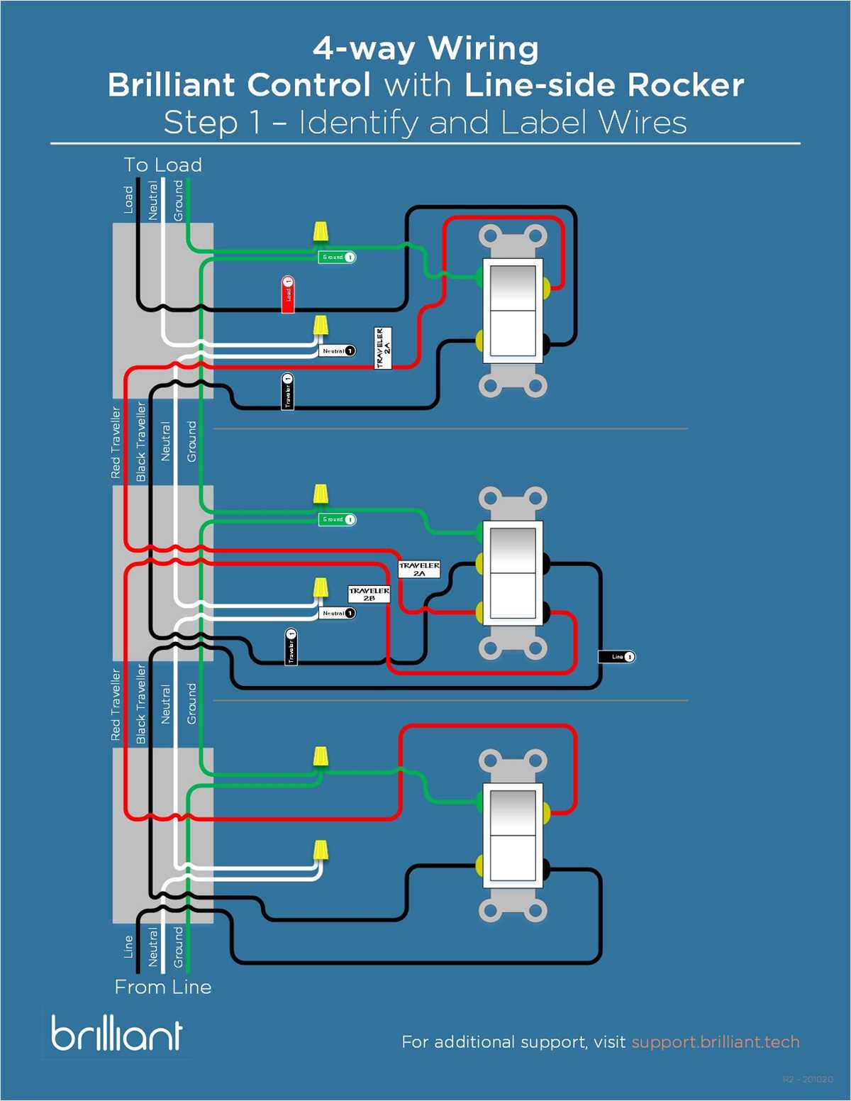 wiring diagram 4 way light switch