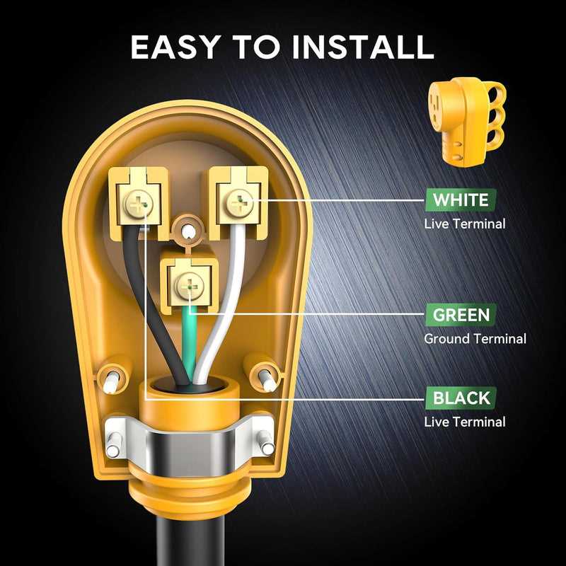 wiring diagram 50 amp rv plug