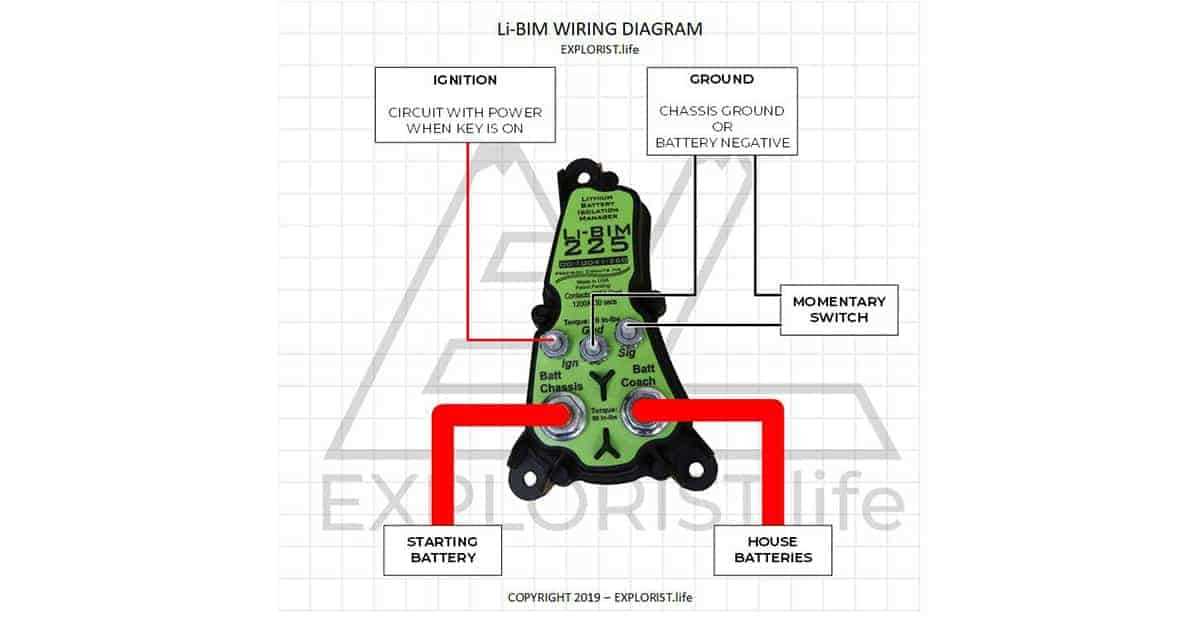 wiring diagram battery isolator