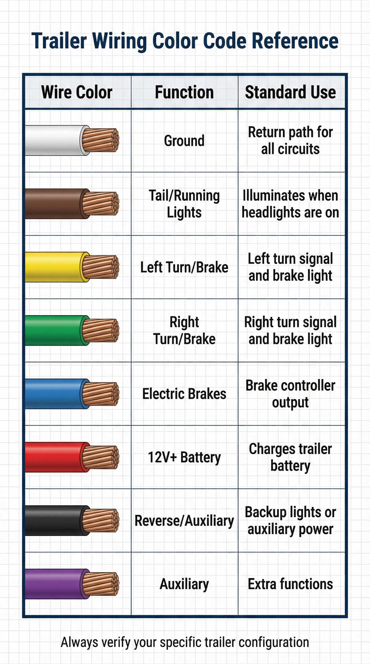 wiring diagram for a trailer with brakes