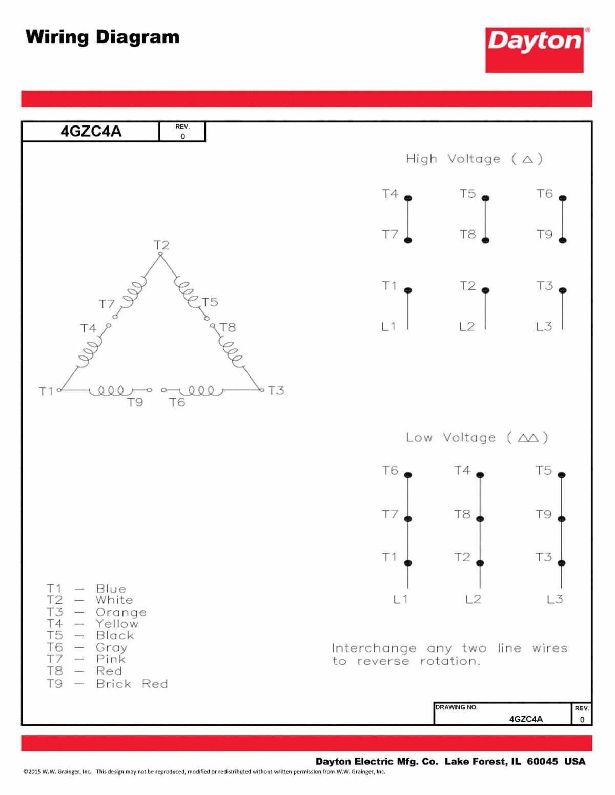 wiring diagram for dayton electric motor