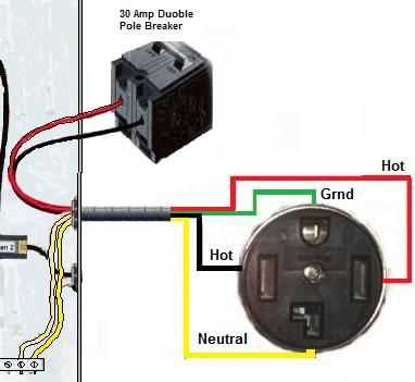 wiring diagram for electric dryer