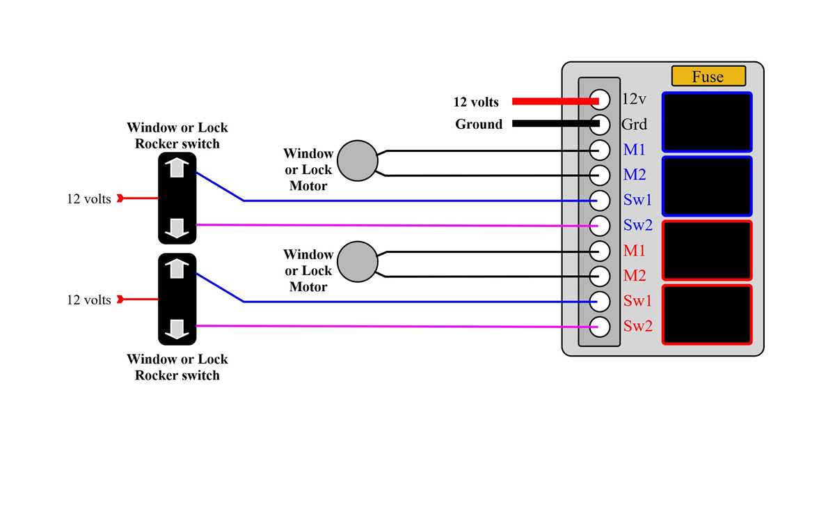 wiring diagram for power windows wiring diagram for power windows