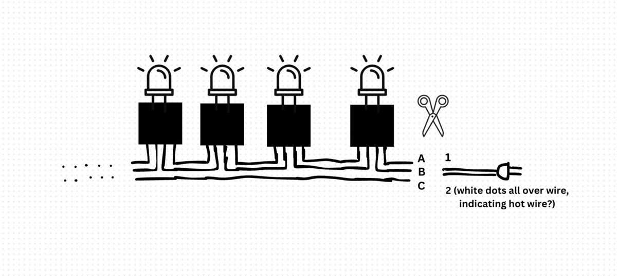 wiring diagram of led christmas lights