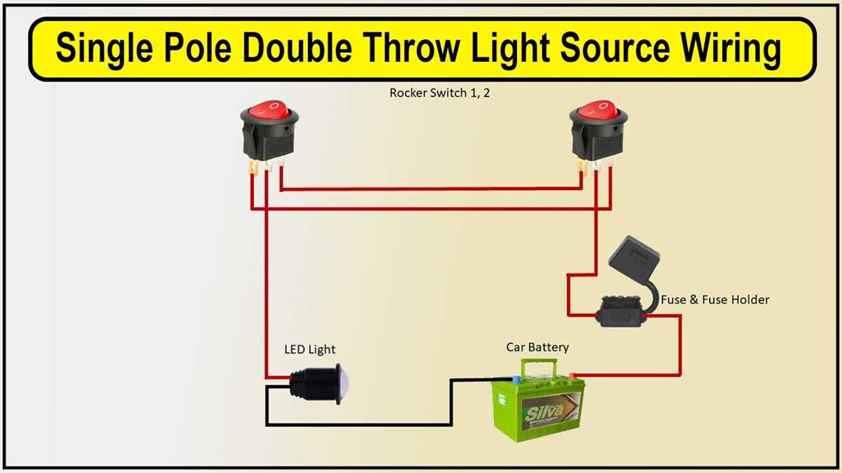 wiring diagram single pole light switch