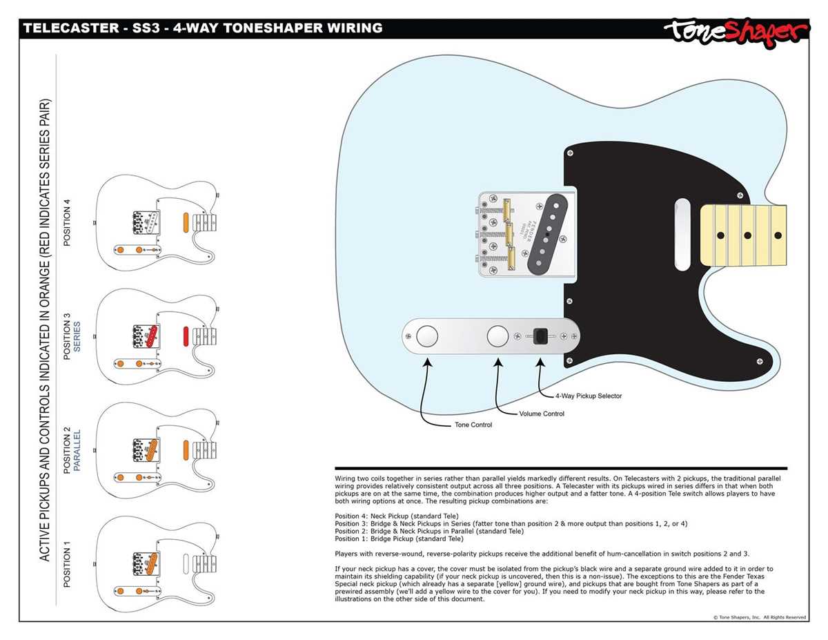 wiring diagram telecaster 3 way switch