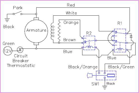 wiring diagram wiper motor wiring diagram wiper motor