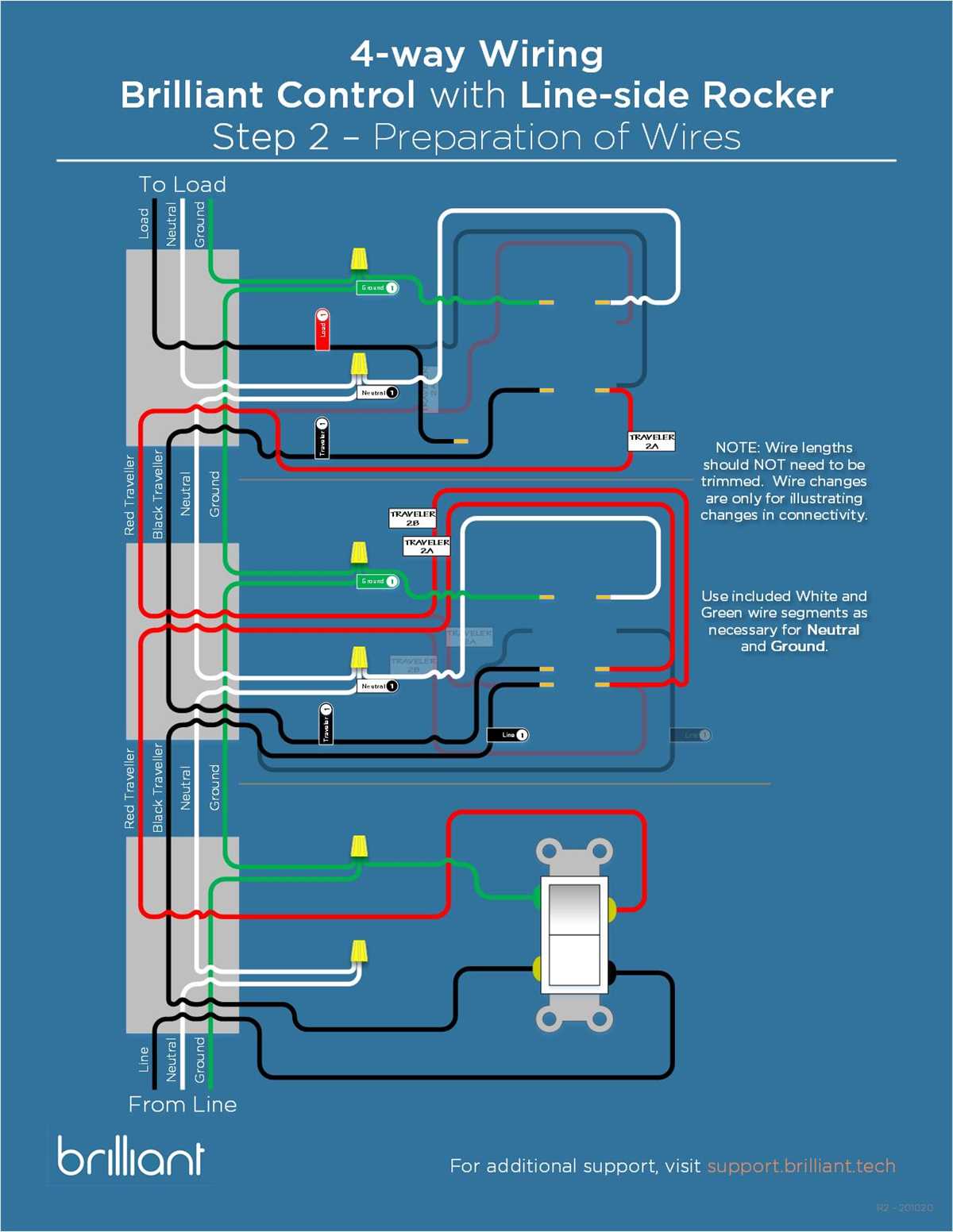 3 and 4 way switch wiring diagram