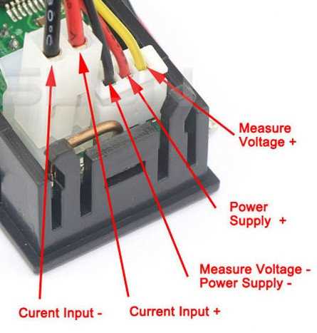 digital ampere meter circuit diagram