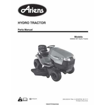 ariens 46 riding mower parts diagram