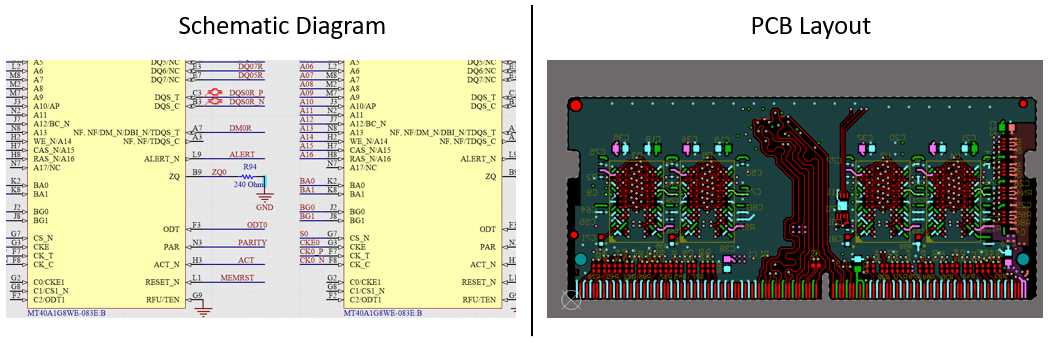 difference between schematic and circuit diagram
