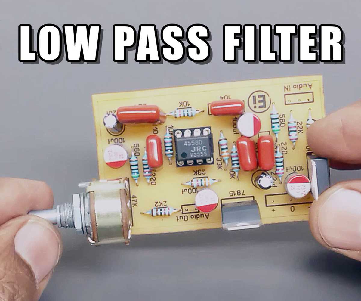 low pass filter circuit diagram for subwoofer