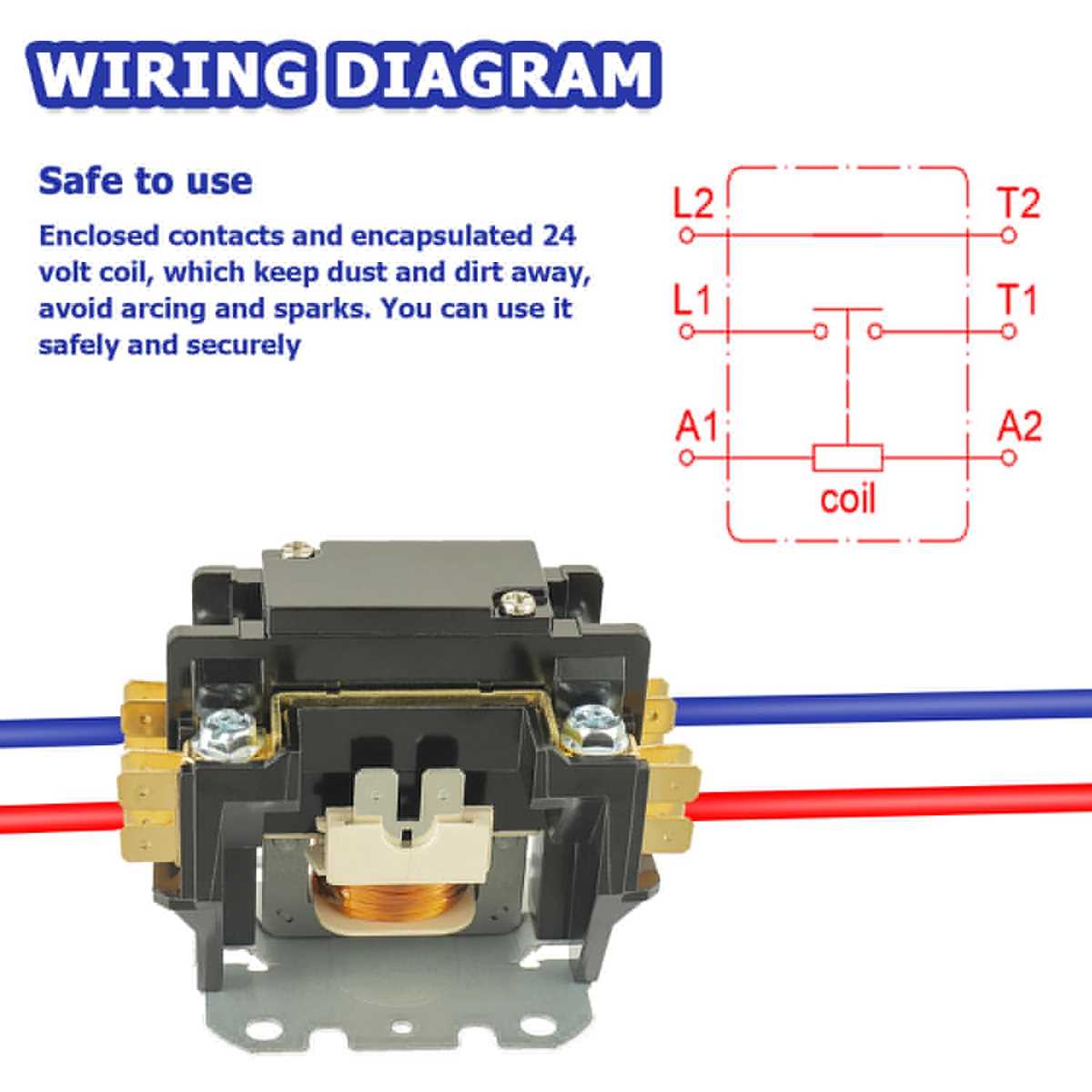 air conditioner contactor wiring diagram